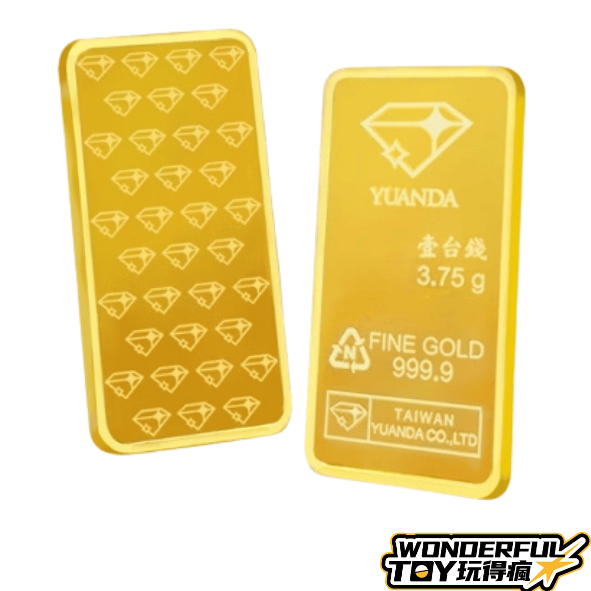 黃金金塊 1台錢（3.75公克）