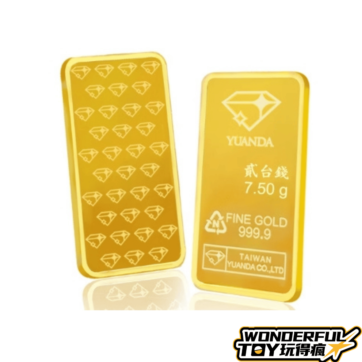 黃金金塊 2台錢（7.5公克）