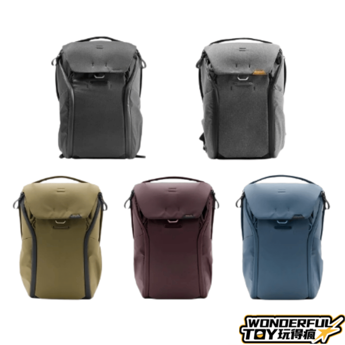Peak Design 魔術使者攝影後背包 Everyday Backpack 20L v2 (沉穩黑/炭燒灰/勃根地紅/山野綠/玄武藍)