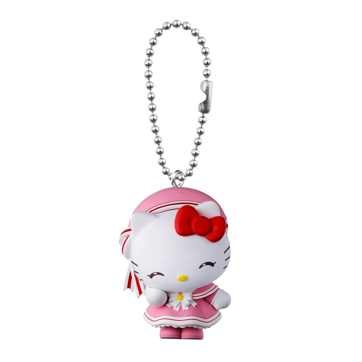 庫洛魔法使三麗鷗聯名轉蛋 穿著小櫻服裝的Hello Kitty聯名吊飾