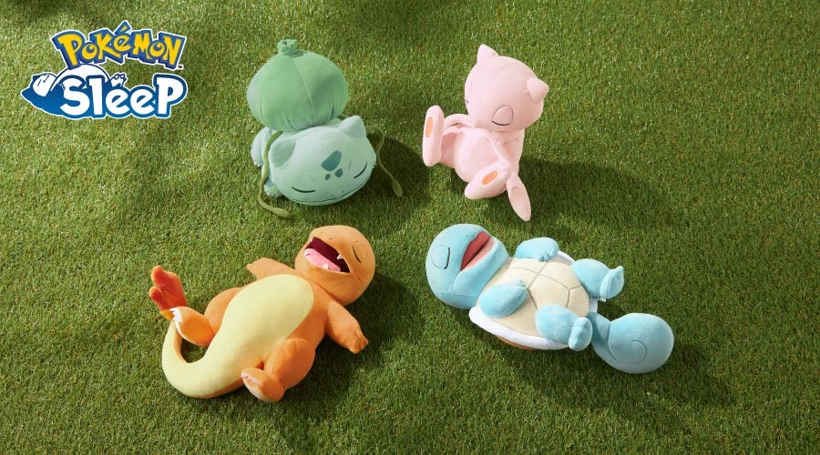 Pokémon Sleep抱墊娃娃第三彈妙蛙種子小火龍傑尼龜夢幻