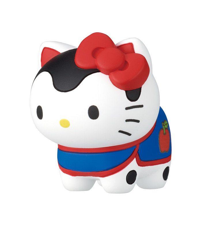 三麗鷗和風狗狗轉蛋hello Kitty犬張子造型