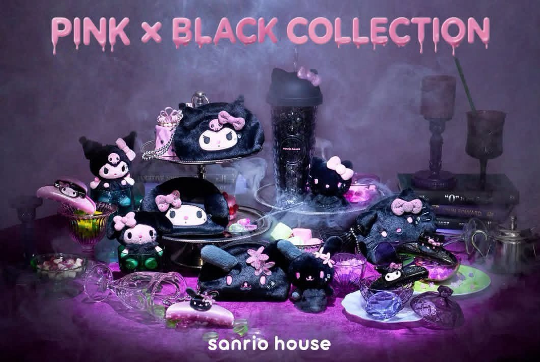 Sanrio PINK×BLACK COLLECTION三麗鷗粉紅黑色系列新品