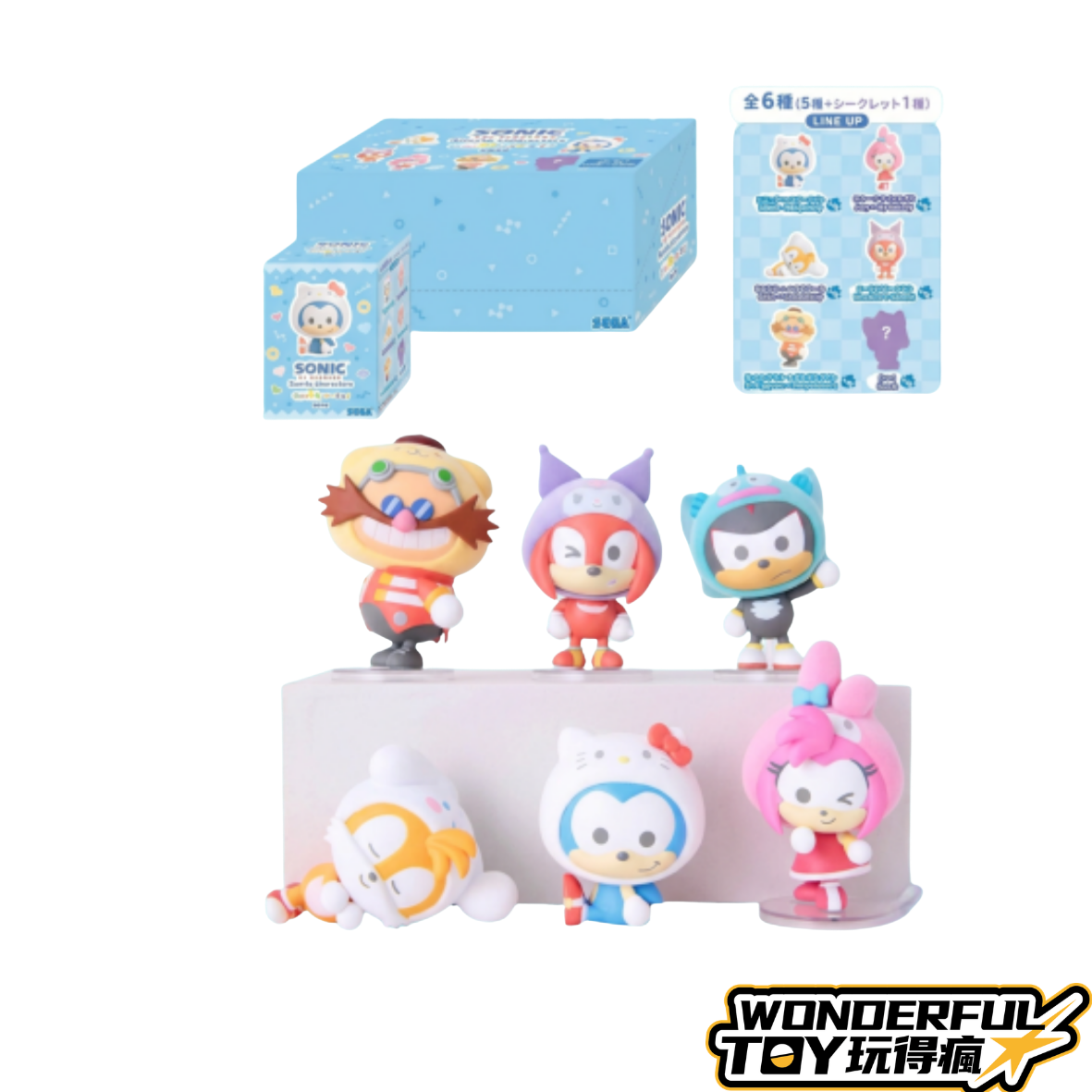 SONIC & FRIENDS × Sanrio characters Relax 慵懶時光系列