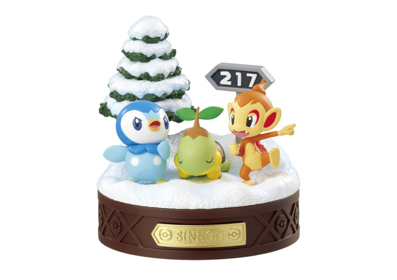RE-MENT 寶可夢 Journey with You 神奧地區波加曼草苗龜小火焰猴雪地場景公仔
