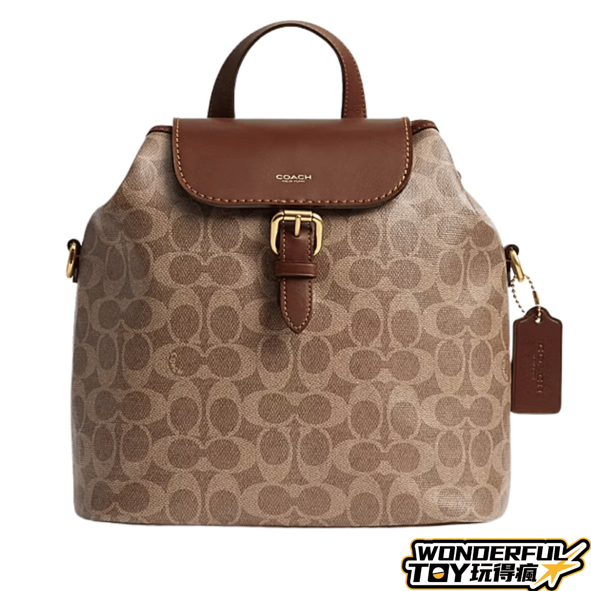 PATH 經典 SIGNATURE 後背包（TAN BROWN）
