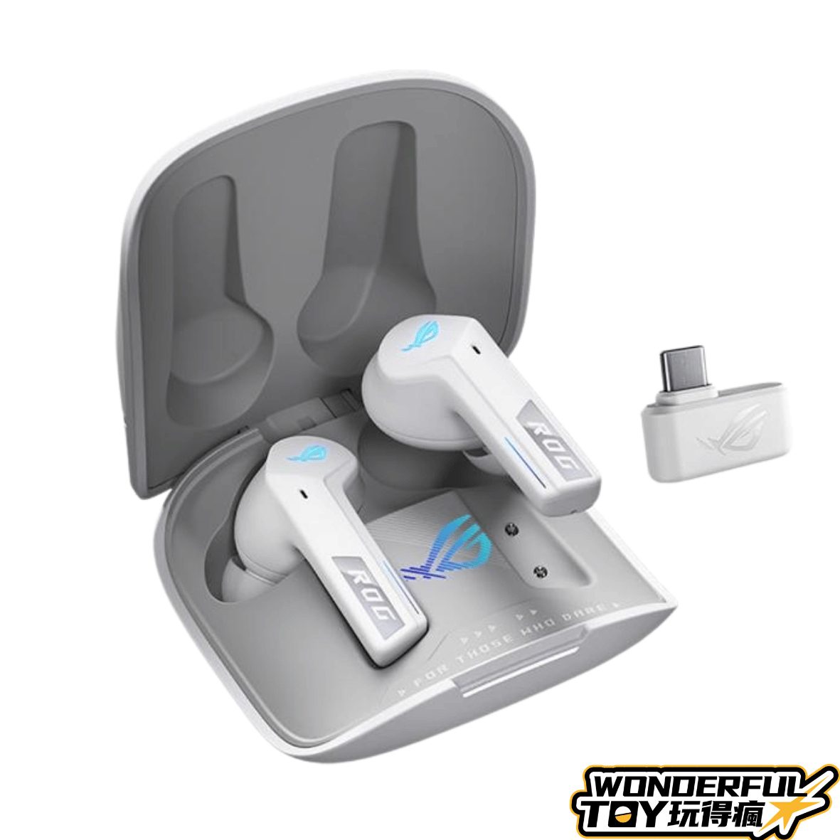 ROG Cetra True Wireless SpeedNova 真無線藍芽耳機（白色）